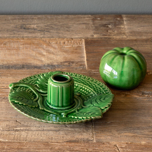 Green Glazed Toothpick Holder