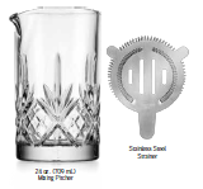 Drinking Pitcher and Strainer Set