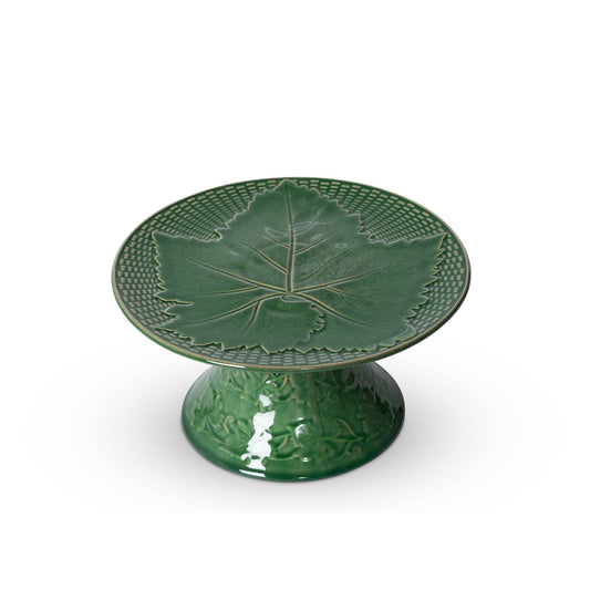 Small Green Glazed Cake Stand